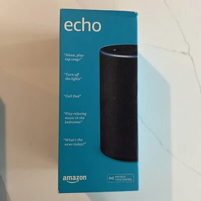 NEW 🔥 Amazon Echo Alexa Smart Speaker, CHARCOAL, US Version Second GENERATION - Image 1 of 4