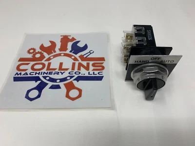 NUEVO Interruptor selector de 3 posiciones General Electric CR104PSG35B92 10A 600VAC/DC Foto 1 de 4