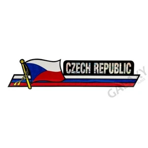 Czech Republic Bumper Sticker / Flag Sticker / "3 x 11 3/4" Bumper Sticker - Picture 1 of 1