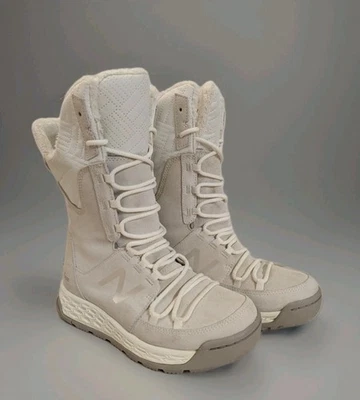 Bota de nieve New Balance Fresh Foam blanca impermeable de invierno talla 6,5 ¡usada en excelente estado! Foto 1 de 4
