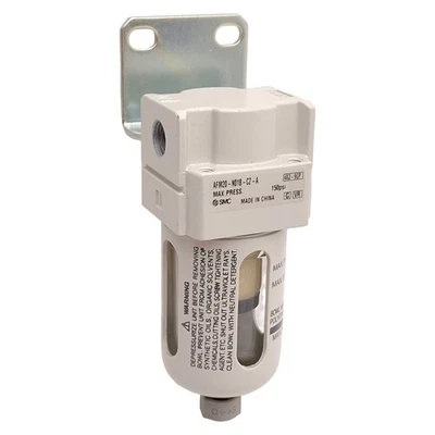 SMC AFM20-N01B-CZ-A Mist Separator, 0.3µm Filtration, 150psi, 1/8in NPT Ports - Image 1 of 4