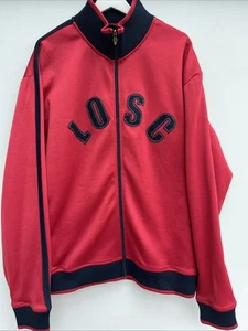 Chaqueta de entrenamiento LOSC Lille Football Track Top Canterbury roja cremallera completa para hombre 2XL - Imagen 1 de 10