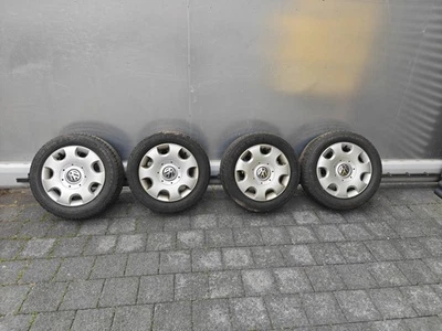 Winterräder Golf 5 6 Audi A3 - original VW Radkappen | 205/55R16 94H | 4-6mm - Bild 1 von 2