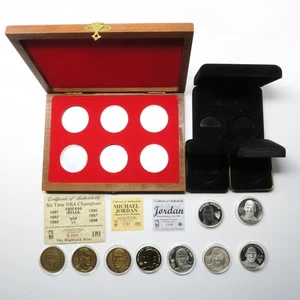 9x Michael Jordan Collectors Medal Lot - 6x .999 1oz, 3x Bronze 30241 - Bild 1 von 19