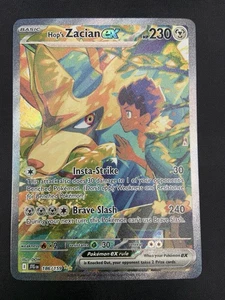 Hop's Zacian ex 186/159 Pokemon Journey Together Special Illustration Rare NM - Picture 1 of 10