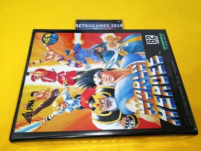 SNK Neo Geo WORLD HEROES  Neogeo  AES SNK. - Image 1 of 4
