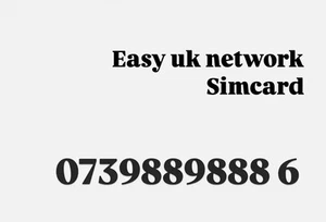Numéro mobile VIP facile à retenir Lebara Tous réseaux UK - Photo 1 sur 2