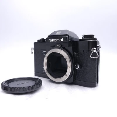 [MINT] Nikon Nikomat EL Black SLR 35mm Film Camera Body From JAPAN - Image 1 of 4