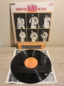 Elvis Presley: Having Fun with Elvis on Stage LP (1974 RCA/Victor) CPM 1-0818 - Picture 1 of 10