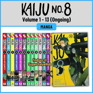 Kaiju Nº8 (Vol. 1-13) Juego Manga Serie de Cómics Inglés Envío Express - Imagen 1 de 6