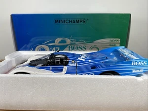1/18 Minichamps 1984 Obermaier Boss Porsche 956L Laessig LeMans 183846947! - Foto 1 di 15