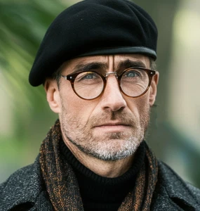 Men 100% Wool Military Special Force Army French Artist Hat Cap Beret 62cm Big - Picture 1 of 16