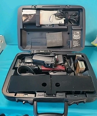 1989 JVC Red GR-60U AA-V6U Videomovie VHSC Charger/Manual/Case/Keys/TV Adapter  - Image 1 of 4