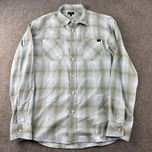 Edwin Labour Hemd Herren Medium grün kariert Baumwolle Langarm Freizeit Arbeitskleidung - Bild 1 von 11