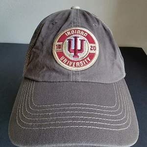 Indiana Hoosiers Top of the World OSFA Adjustable Dad Hat Cap NCAA Gray - Picture 1 of 8
