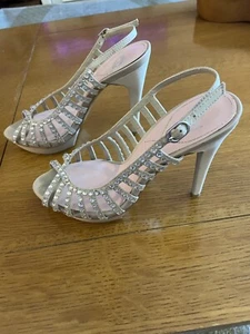 Miss America rhinestone high heels 7 - Picture 1 of 3