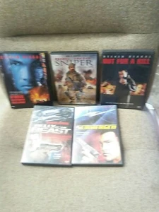 5 Steven Saegal Movies (Fire Down Below, Sniper, Out For A Kill, Belly Of The... - Picture 1 of 2