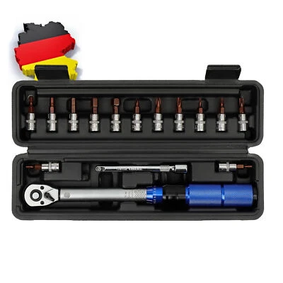 GEARMONSTER Fahrrad DREHMOMENTSCHLÜSSEL 1/4 ZOLL 2-24 Nm DREHMOMENT SCHLÜSSEL 1/4" WERKZEUG