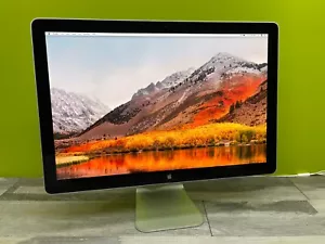 Apple Cinema Display LED A1267 24" LED Silver MB382LL/A - 1920x1200 MagSafe USB - Picture 1 of 6