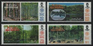 Brunei 1984 - Mi-N.o 303-306 ** - Estampillada sin montar o nunca montada - silvicultura - Imagen 1 de 1