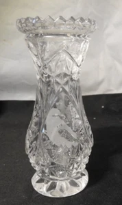 Hofbauer Collection Lead Crystal Vase, Germany w Box, The Byrdes Collection - Picture 1 of 8
