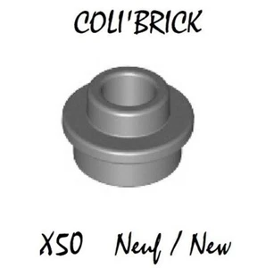 Lego 85861 - 50x Plaque / Plate, Round 1x1 Open Stud - Dark B. Gray - 28626 NEUF - Imagen 1 de 1