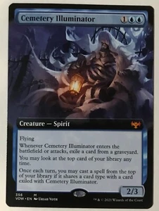 arte extendido ILUMINADOR CEMENTERIO Innistrad Crimson Vow Magic The Gathering - Imagen 1 de 1