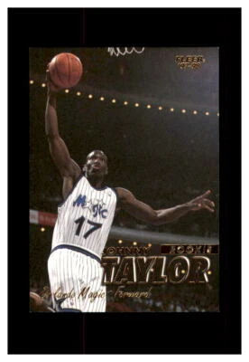 1997-98 FLEER BASKETBALL ROOKIE #317 JOHNNY TAYLOR ORLANDO MAGIC TENN. CHAT. - Image 1 of 2