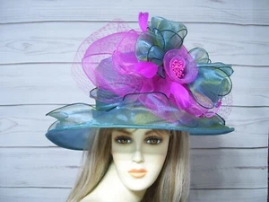 Kentucky Derby Hut, Hochzeit Hut, Osterhut, Tea Party Hut, Races Day Hut - Bild 1 von 5