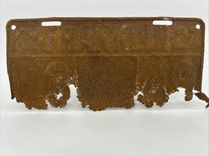 1927 Kentucky Nummernschild Franklin County KY Tag Vintage Antik 3-49 - Bild 1 von 6