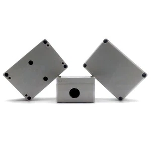 Menge 3 Hoffman Q1286PCD Polycarbonat Gehäuse, 4,49 x 2,91 x 1,93" *Löcher* - Bild 1 von 9