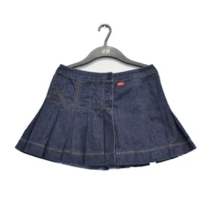 Miss Sixty Y2K 00’s Denim Pleated Mini Skirt Size XS - Bild 1 von 5
