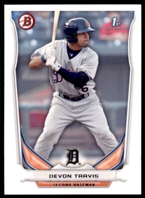 2014 Bowman Prospects Devon Travis Detroit Tigers #BP33 2107 - Image 1 of 2
