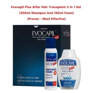 Evocapil Plus After Hair Transplant 2 in 1 Set   (300ml Shampoo And 150ml Foam) - Picture 1 of 1