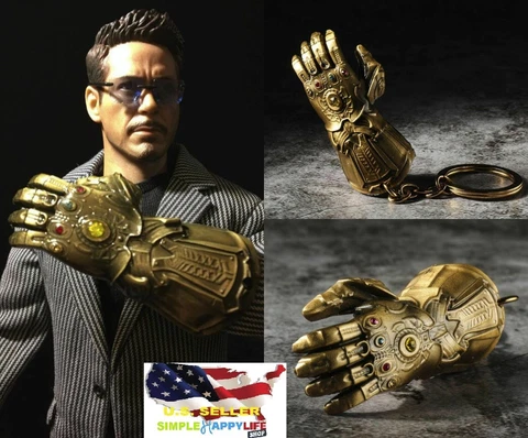 1/6 The Infinity Glove Gauntlet Mighty key chain for 12" figures hot toys ❶USA❶ Cover