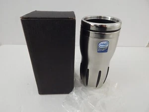 Intel 7" Universal Original Kaffeebecher silber neu - Bild 1 von 3
