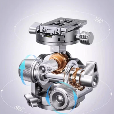 Leofoto G4 Geared Head Camera Tripod Ball Head w Plate Arca Swiss Compatible - Image 1 of 4