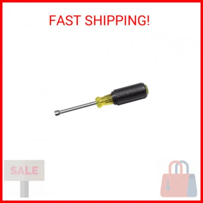 Klein Tools 630-1/4M Nut Driver, Made in USA, 1/4-Inch Magnetic Tip Nut Driver w - Image 1 of 2