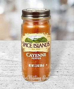 Spice Islands Trading Co. Cayenne Pepper 2.3 Oz Fiery Chilli Pepper Seasoning - Picture 1 of 3