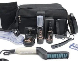 10 PCE Natural & Organic (Chemical Free) Beard Growth & Maintenance Kit - Picture 1 of 3