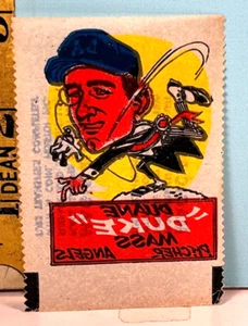 1961 Topps Magic Rub Offs Duke Maas🔥 - Picture 1 of 2