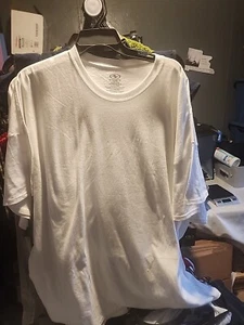 Athletic Works Big Men's White Short Sleeve T-shirt Size 5XL New - Picture 1 of 3