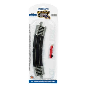 Bachmann HO EZ Track NS 18''R Term.Reailer/1cd - Picture 1 of 1