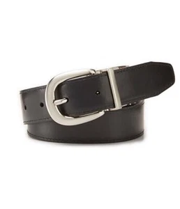 Class Club BLACK/BROWN Big Boys' Reversible Leather Dress Belt, 22/24 - Picture 1 of 1