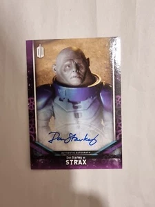 DOCTOR WHO SIGNATURE SERIES TRADING AUTOGRAPH CARD DAN STARKEY STRAX TOPPS ,.,. - Picture 1 of 2