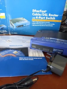 Linksys BEFSR41 EtherFast Cable/DSL Router With 4-Port Switch Wired BEFSR41 NEW - Picture 1 of 6