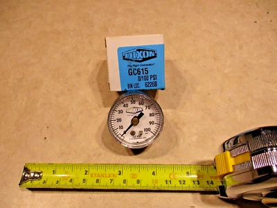 DIXON GC615 0-100 PSI ABS DRY PRESSURE GAUGE, S0996 - Image 1 of 3
