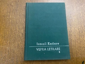 ALBANIAN BOOK VEPRA LETRARE 5 #255 BY ISMAIL KADARE 1981 - Picture 1 of 10