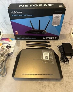 Router WiFi Inteligente para Juegos NETGEAR Nighthawk AC1900 R7000 Completo en Caja - Imagen 1 de 4