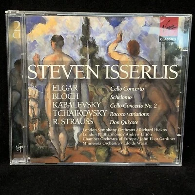 STEVEN ISSERLIS cello - ELGAR STRAUSS BLOCH TCHAIKOVSKY KABA. - VIRGIN 2CD 1998 - Image 1 of 4